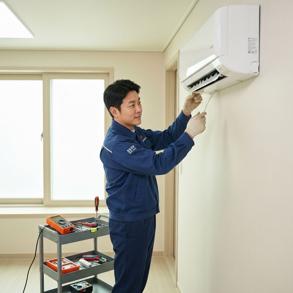 에어컨 전기 배선